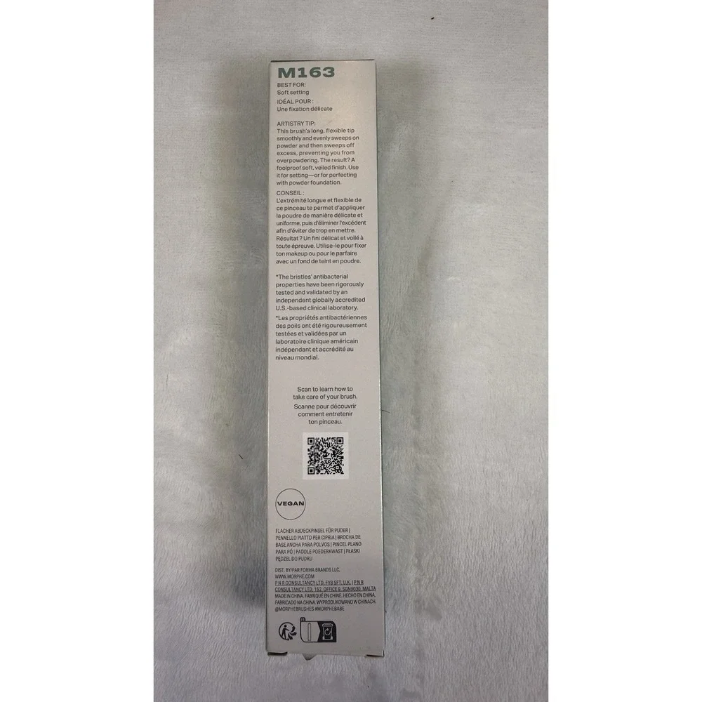 Morphe M163 Paddle Powder Brush Vegan Makeup Brush New‎ Sealed In Box
